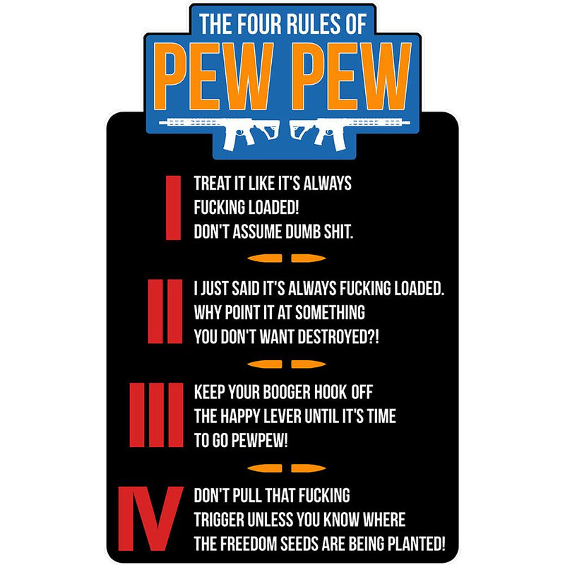 The Four Rules of Pew Pew Patch
