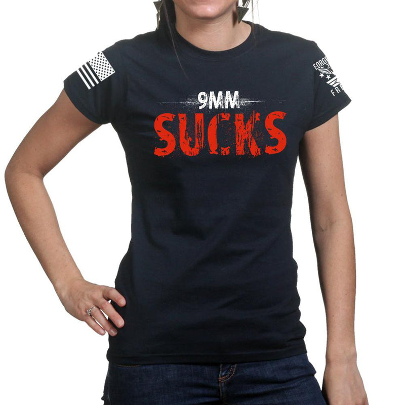 9mm Sucks Ladies T-shirt