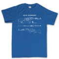 AK-47 Blueprint Mens T-shirt