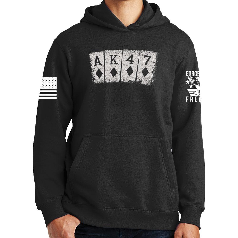 AK47 Playing Cards Hoodie
