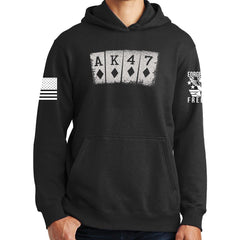 AK47 Playing Cards Hoodie