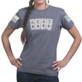 AK47 Playing Cards Ladies T-shirt