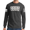 AK47 Playing Cards Long Sleeve T-shirt