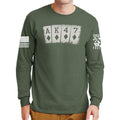 AK47 Playing Cards Long Sleeve T-shirt