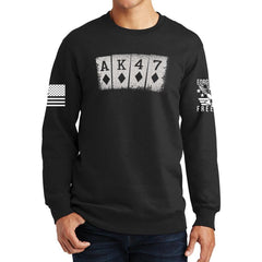 AK47 Playing Cards Sweatshirt