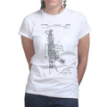 Ladies AR-15 Pistol Blueprint T-shirt