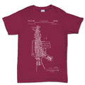 Men's AR-15 Pistol Blueprint T-shirt