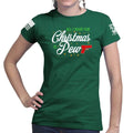 All I Want For Christmas Is Pew Ladies T-shirt