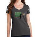 Ladies All Gun Laws Are An Infringement V-Neck T-shirt