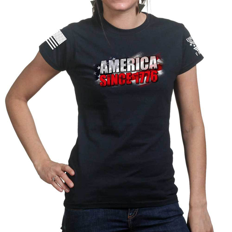 America Since 1776 Ladies T-shirt