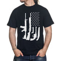 American Flag Guns Mens T-shirt