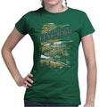 American Guns of WWII Ladies T-shirt