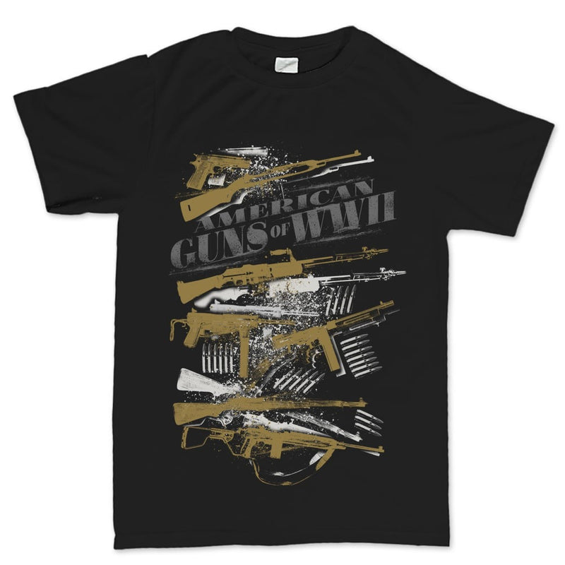 Men's American Guns of WWII T-shirt