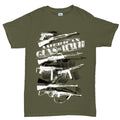 Men's American Guns of WWII T-shirt