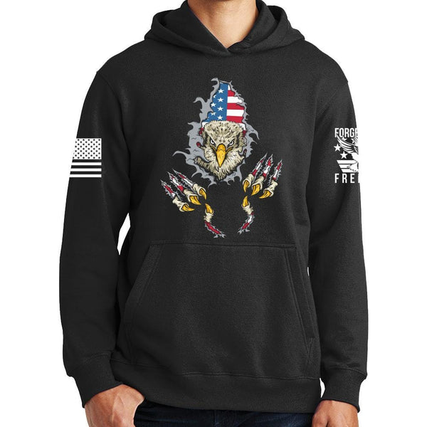 Forged from Freedom American Eagle Hoodie 3XL Charcoal