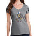 Ladies American Eagle V-Neck T-shirt