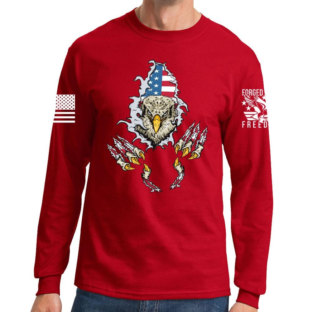 American eagle red t shirt discount