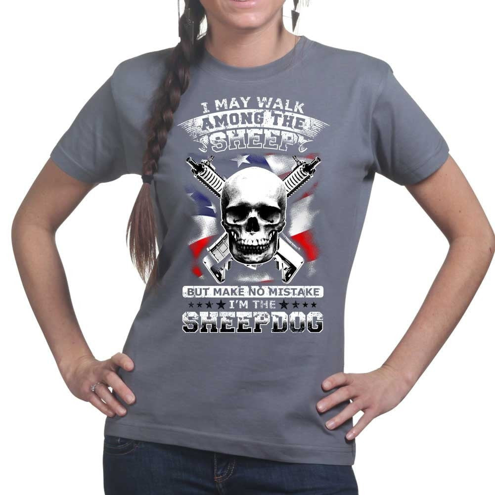 I Am The Sheepdog Ladies T-shirt