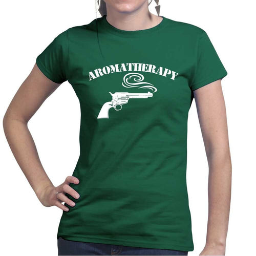 Gun Aromatherapy Ladies T-shirt
