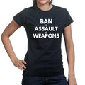 Ladies Ban Assault Weapons T-shirt