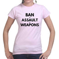 Ladies Ban Assault Weapons T-shirt