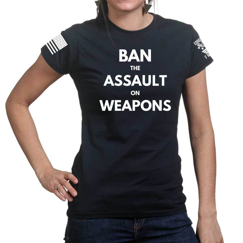 Ban Assault Weapons Ladies T-shirt