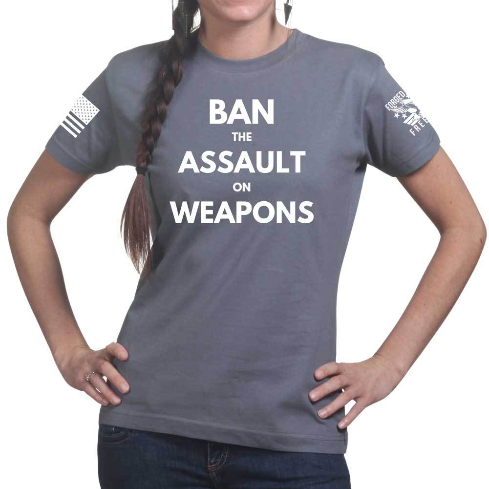 Ban Assault Weapons Ladies T-shirt