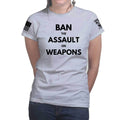 Ban Assault Weapons Ladies T-shirt