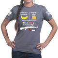 This Is NOT a Banana Clip Ladies T-shirt