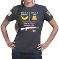 This Is NOT a Banana Clip Ladies T-shirt