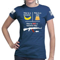 This Is NOT a Banana Clip Ladies T-shirt