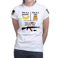 This Is NOT a Banana Clip Ladies T-shirt