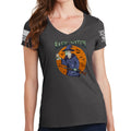 Ladies Basic Witch V-Neck T-shirt