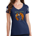 Ladies Basic Witch V-Neck T-shirt