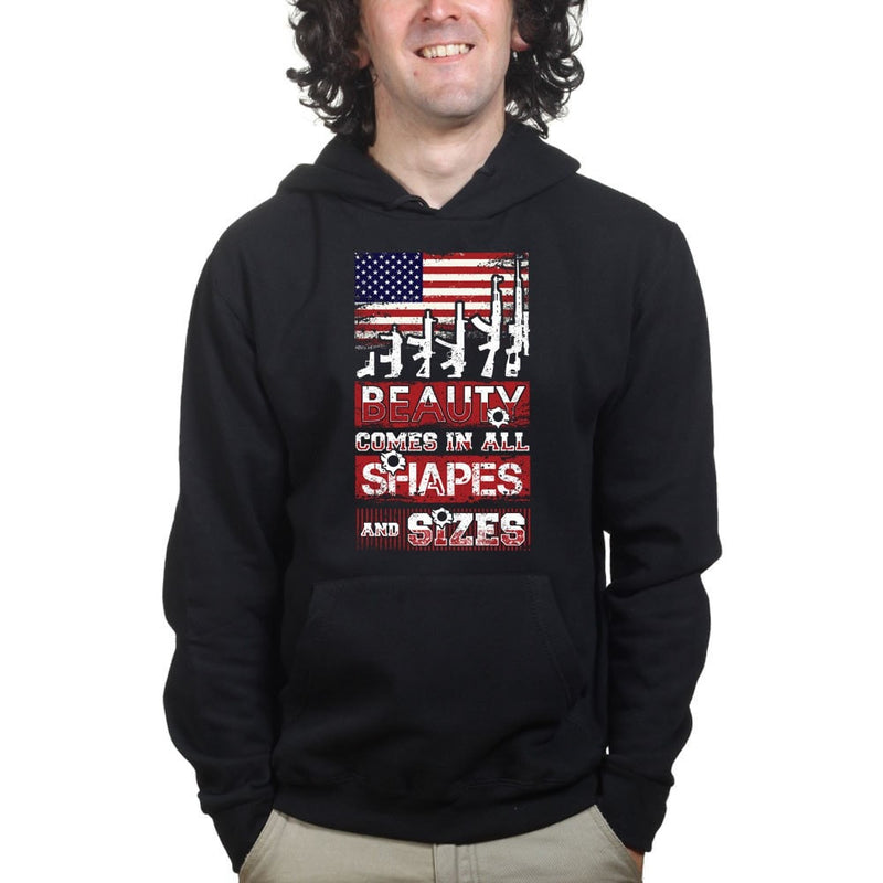 Beauty Comes In All Shapes And Sizes (Rifles) Hoodie