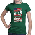 Beauty Comes In All Shapes And Sizes (Rifles) Ladies T-shirt