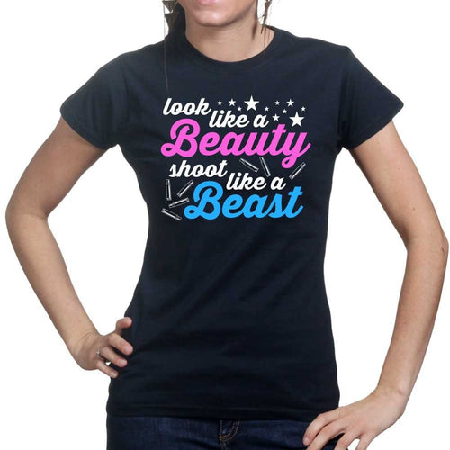 Shoot Like A Beast Ladies T-shirt
