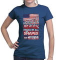 Beauty Comes in All Shapes and Sizes Bullets Ladies T-shirt
