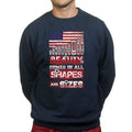 Beauty Comes in All Shapes and Sizes Bullets Mens Sweatshirt