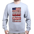 Beauty Comes in All Shapes and Sizes Bullets Mens Sweatshirt