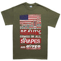 Beauty Comes In All Shapes and Sizes Bullets Mens T-shirt