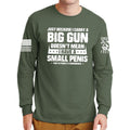 TYM Big Gun Small Penis Long Sleeve T-shirt