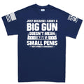 Mens TYM Big Gun Small Penis T-shirt