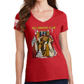 Billionaire Club Ladies V-Neck T-shirt