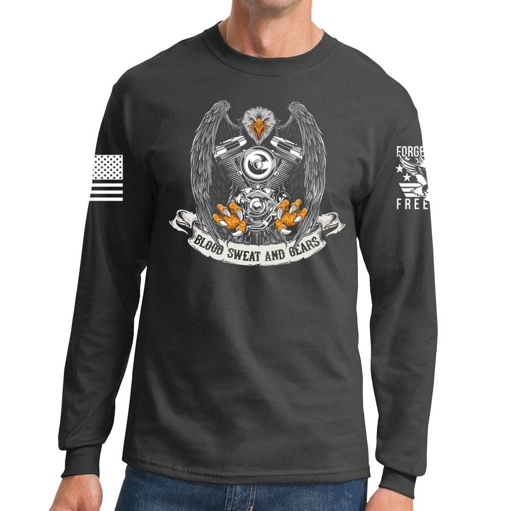 Blood Sweat and Gears Long Sleeve T-shirt