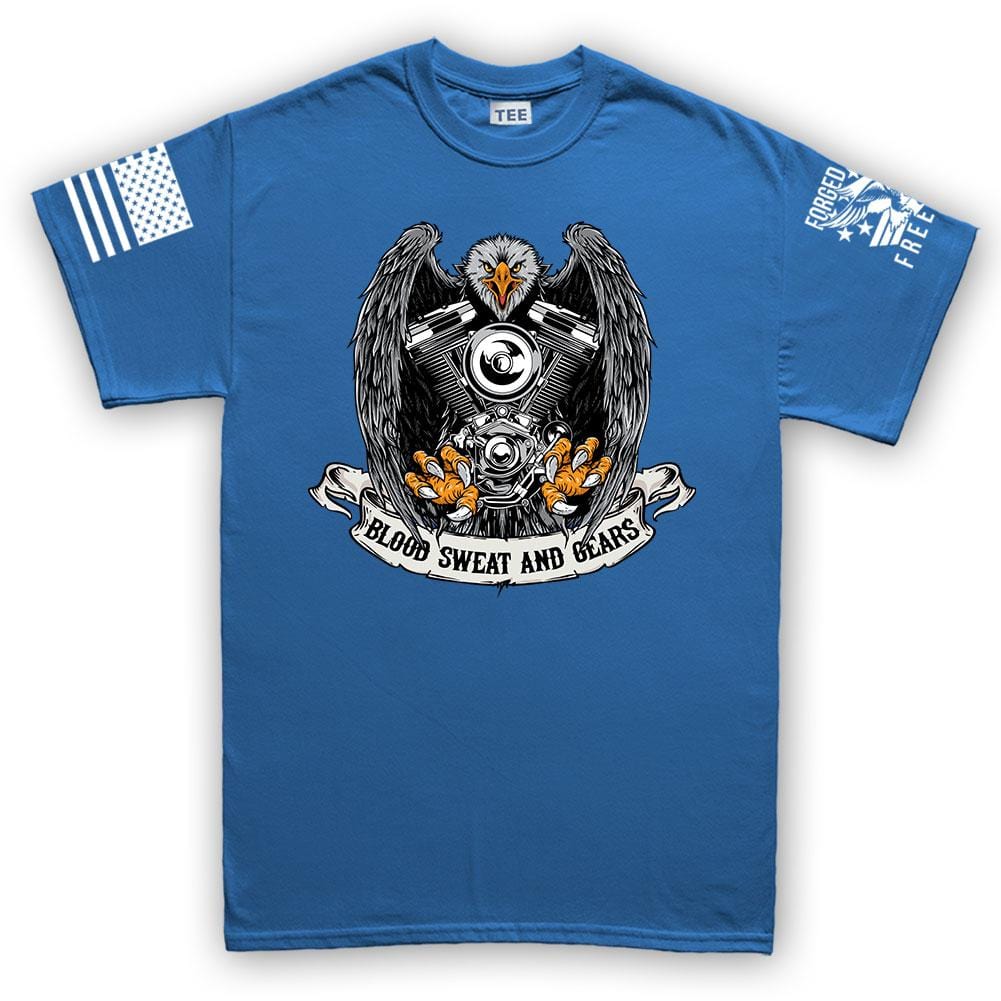 Blood Sweat and Gears Men's T-shirt – Forged From Freedom