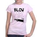Blow Me Duck Hunter Ladies T-shirt