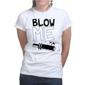 Blow Me Duck Hunter Ladies T-shirt