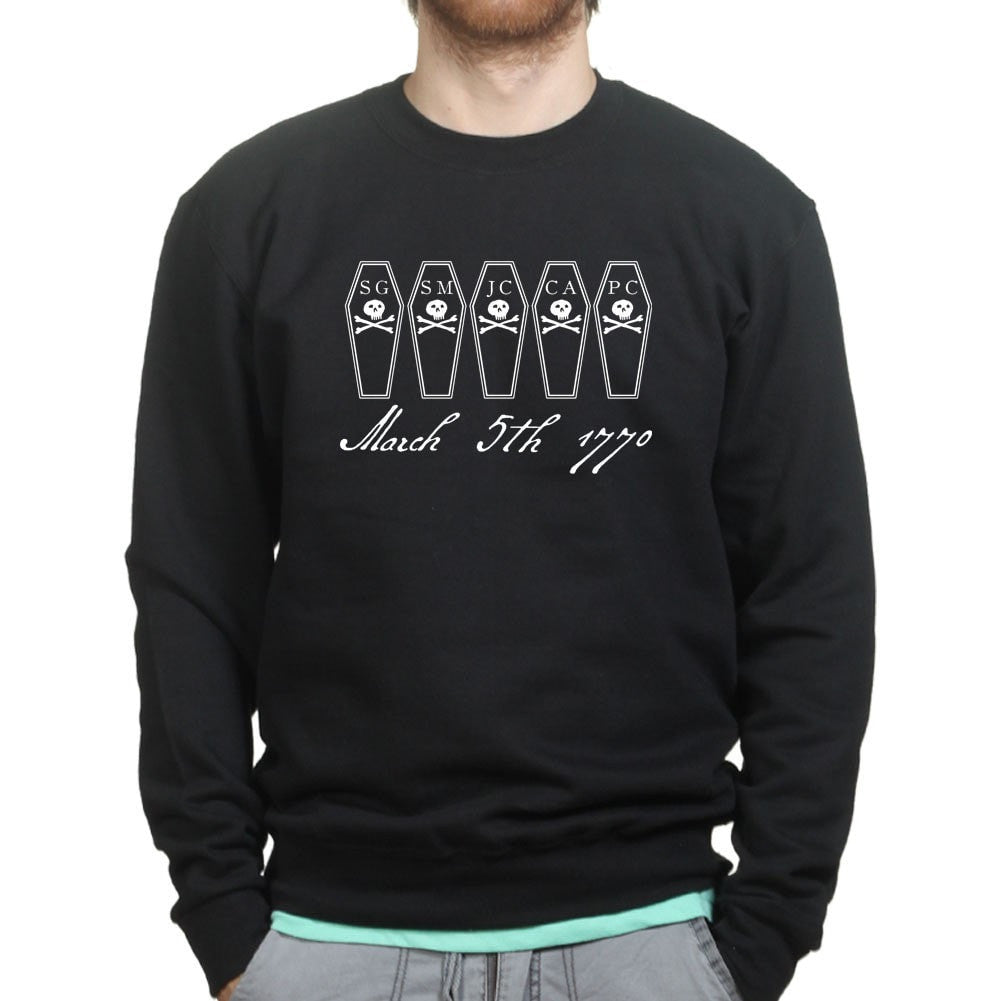 Boston Massacre Coffins Sweatshirt