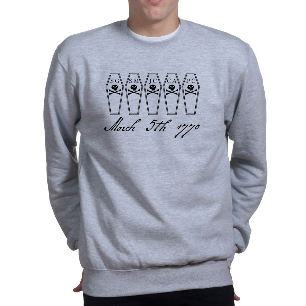 Boston Massacre Coffins Sweatshirt